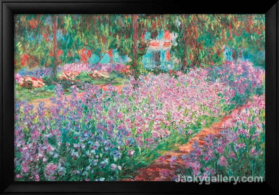 Jardin A Giverny by Claude Monet paintings reproduction